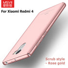 100% original MSVII Luxury simple and scrub case For Xiaomi redmi 4 For xiaomi redmi 4 Pro / Prime Best matte touch feeling - FushionGroupCorp