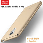 100% original MSVII Luxury simple and scrub case For Xiaomi redmi 4 For xiaomi redmi 4 Pro / Prime Best matte touch feeling - FushionGroupCorp