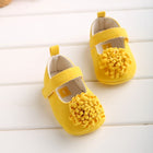 Candy Colors Newborn Baby Prewalker Soft Bottom Anti-slip Shoes Footwear Classic Princess Girl Crib Mary Jane Big Flower Shoes - FushionGroupCorp