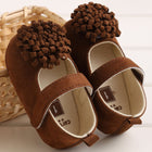 Candy Colors Newborn Baby Prewalker Soft Bottom Anti-slip Shoes Footwear Classic Princess Girl Crib Mary Jane Big Flower Shoes - FushionGroupCorp