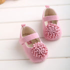 Candy Colors Newborn Baby Prewalker Soft Bottom Anti-slip Shoes Footwear Classic Princess Girl Crib Mary Jane Big Flower Shoes - FushionGroupCorp