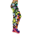 2017 New Women Stretchy Sexy Pencil Pants 3D Pattern Print High Waist Slim Lounge Activewear Nine Points Legging Pants Femininos - FushionGroupCorp
