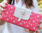 Handbags Women Purse Girl Leather Wallet Long Card Holder Cute Gift Floral Handbag sacoche homme - FushionGroupCorp