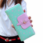 Handbags Women Purse Girl Leather Wallet Long Card Holder Cute Gift Floral Handbag sacoche homme - FushionGroupCorp