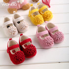 Candy Colors Newborn Baby Prewalker Soft Bottom Anti-slip Shoes Footwear Classic Princess Girl Crib Mary Jane Big Flower Shoes - FushionGroupCorp