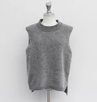 Rugod 2017 Autumn Winter Jacket Women Vest Warm Wool Vests Plus Size Gray Sleeveless O Neck Knitted Veste Femme Colete Feminino - FushionGroupCorp