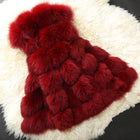 MCCKLE High quality Fur Vest coat Luxury Faux Fox Warm Women Coat Vests Winter Fashion furs Women's Coats Jacket Gilet Veste 4XL - FushionGroupCorp