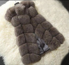 MCCKLE High quality Fur Vest coat Luxury Faux Fox Warm Women Coat Vests Winter Fashion furs Women's Coats Jacket Gilet Veste 4XL - FushionGroupCorp