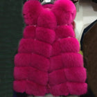 MCCKLE High quality Fur Vest coat Luxury Faux Fox Warm Women Coat Vests Winter Fashion furs Women's Coats Jacket Gilet Veste 4XL - FushionGroupCorp