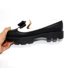 KARINLUNA Big Size 34-43 Spring Autumn Slip On Flat Women Shoes Cute Bowtie Lace Shallow Mouth Ladies Platform Shoes - FushionGroupCorp