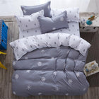 luxury Home textiles bedclothes snowflake Stripe 4pc/ 3pc christmas Bedding sets Cotton bed linen duvet cover housse de couette - FushionGroupCorp