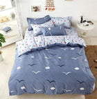 luxury Home textiles bedclothes snowflake Stripe 4pc/ 3pc christmas Bedding sets Cotton bed linen duvet cover housse de couette - FushionGroupCorp