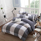 luxury Home textiles bedclothes snowflake Stripe 4pc/ 3pc christmas Bedding sets Cotton bed linen duvet cover housse de couette - FushionGroupCorp