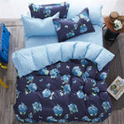 luxury Home textiles bedclothes snowflake Stripe 4pc/ 3pc christmas Bedding sets Cotton bed linen duvet cover housse de couette - FushionGroupCorp