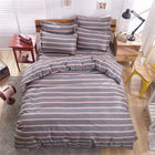 luxury Home textiles bedclothes snowflake Stripe 4pc/ 3pc christmas Bedding sets Cotton bed linen duvet cover housse de couette - FushionGroupCorp