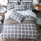 luxury Home textiles bedclothes snowflake Stripe 4pc/ 3pc christmas Bedding sets Cotton bed linen duvet cover housse de couette - FushionGroupCorp