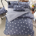 luxury Home textiles bedclothes snowflake Stripe 4pc/ 3pc christmas Bedding sets Cotton bed linen duvet cover housse de couette - FushionGroupCorp