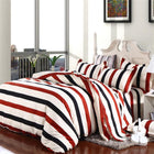 luxury Home textiles bedclothes snowflake Stripe 4pc/ 3pc christmas Bedding sets Cotton bed linen duvet cover housse de couette - FushionGroupCorp