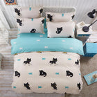 luxury Home textiles bedclothes snowflake Stripe 4pc/ 3pc christmas Bedding sets Cotton bed linen duvet cover housse de couette - FushionGroupCorp