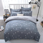 luxury Home textiles bedclothes snowflake Stripe 4pc/ 3pc christmas Bedding sets Cotton bed linen duvet cover housse de couette - FushionGroupCorp