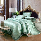 Luxury Jacquard Bedding Set King Queen Size 4/6pcs Bed Linen Silk Cotton Duvet Cover Lace Satin Bed Sheet Set Pillowcases - FushionGroupCorp