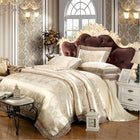 Luxury Jacquard Bedding Set King Queen Size 4/6pcs Bed Linen Silk Cotton Duvet Cover Lace Satin Bed Sheet Set Pillowcases - FushionGroupCorp