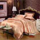 Luxury Jacquard Bedding Set King Queen Size 4/6pcs Bed Linen Silk Cotton Duvet Cover Lace Satin Bed Sheet Set Pillowcases - FushionGroupCorp