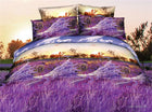 40 Cotton 3D Rose Bedding Sets High Quality Soft Duvet Cover Bedsheet Pillowcase Reactive Printed Bedclothes Queen Bed Linen - FushionGroupCorp