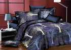 40 Cotton 3D Rose Bedding Sets High Quality Soft Duvet Cover Bedsheet Pillowcase Reactive Printed Bedclothes Queen Bed Linen - FushionGroupCorp