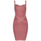 INDRESSME 2019 Bandage Dress Sexy Mini Spaghetti Strap Bodycon Strapless Club Party Summer Lady Dresses Femme Vestidos - FushionGroupCorp