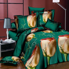 18 New Styles White Red Flower 3D Bedding Set of Duvet Cover Pillowcase Set Bed Clothes Comforters Cover Queen Twin No Quilt - FushionGroupCorp