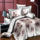 18 New Styles White Red Flower 3D Bedding Set of Duvet Cover Pillowcase Set Bed Clothes Comforters Cover Queen Twin No Quilt - FushionGroupCorp