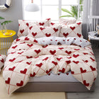 Fashion Bedding Set luxury Pink love Family Set Sheet Duvet Cover Pillowcase Full King Single Queen,bed set 2019 - FushionGroupCorp