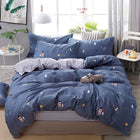 Fashion Bedding Set luxury Pink love Family Set Sheet Duvet Cover Pillowcase Full King Single Queen,bed set 2019 - FushionGroupCorp