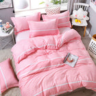 Fashion Bedding Set luxury Pink love Family Set Sheet Duvet Cover Pillowcase Full King Single Queen,bed set 2019 - FushionGroupCorp
