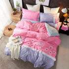 Fashion Bedding Set luxury Pink love Family Set Sheet Duvet Cover Pillowcase Full King Single Queen,bed set 2019 - FushionGroupCorp