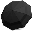 EEZ-Y Compact Travel Umbrella w/Windproof Double Canopy Construction - Auto Open/Close Button - FushionGroupCorp