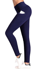 High Waist Yoga Pants with Pockets, Tummy Control, Workout Pants for Women 4 Way Stretch Yoga Leggings with Pockets - FushionGroupCorp