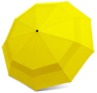 EEZ-Y Compact Travel Umbrella w/Windproof Double Canopy Construction - Auto Open/Close Button - FushionGroupCorp