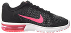 Nike Women's Air Max Sequent 2 Running Shoe Black/Racer Pink/Anthracite/Cool Grey Size 9 M US - FushionGroupCorp