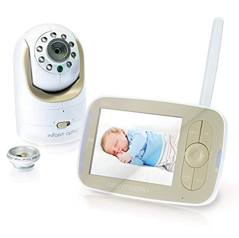 Infant Optics DXR-8 Pan/Tilt/Zoom 3.5" Video Baby Monitor with Interchangeable Optical lens - FushionGroupCorp
