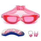 Adults Swim Goggles With Waterproof , Anti-fog And UV Shield Function, With Additional Ear Plug, Nose Clip and Strong Case for Adults, Men, Women, Kids - FushionGroupCorp