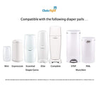 ChoiceRefill Compatible with Diaper Genie Pails, 4-Pack, 1080 Count - FushionGroupCorp