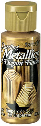 DecoArt Dazzling Metallics 2-Ounce Black Pearl Acrylic Paint - FushionGroupCorp