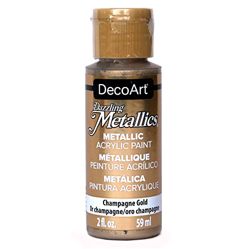DecoArt Dazzling Metallics 2-Ounce Black Pearl Acrylic Paint - FushionGroupCorp
