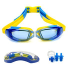 Adults Swim Goggles With Waterproof , Anti-fog And UV Shield Function, With Additional Ear Plug, Nose Clip and Strong Case for Adults, Men, Women, Kids - FushionGroupCorp