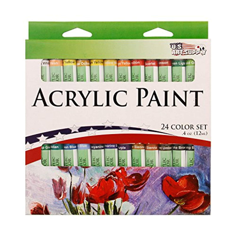US ART SUPPLY 121-Piece Custom Artist Painting Kit with Coronado Sonoma Easel, 24-Tubes Acrylic Colors, 24-Tubes Oil Painting Colors, 24-tubes Watercolor Painting Colors, 2-each 16"x20" Artist Quality Stretched Canvases, 6-each 11"x14" Canvas Panels, 11"x - FushionGroupCorp