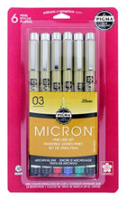Sakura Pigma 50047 Micron Blister Card Ink Pen Set, Black/Sepia, 003/005 Black/Sepia 4CT - FushionGroupCorp