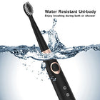 KIPOZI Sonic Electric Toothbrush with 3 Replacement Heads, 3 Brushing Modes with Build in Timer of 2 Minutes, USB Fast Charging,Rechargeable Sonic Toothbrush Waterproof,Black - FushionGroupCorp