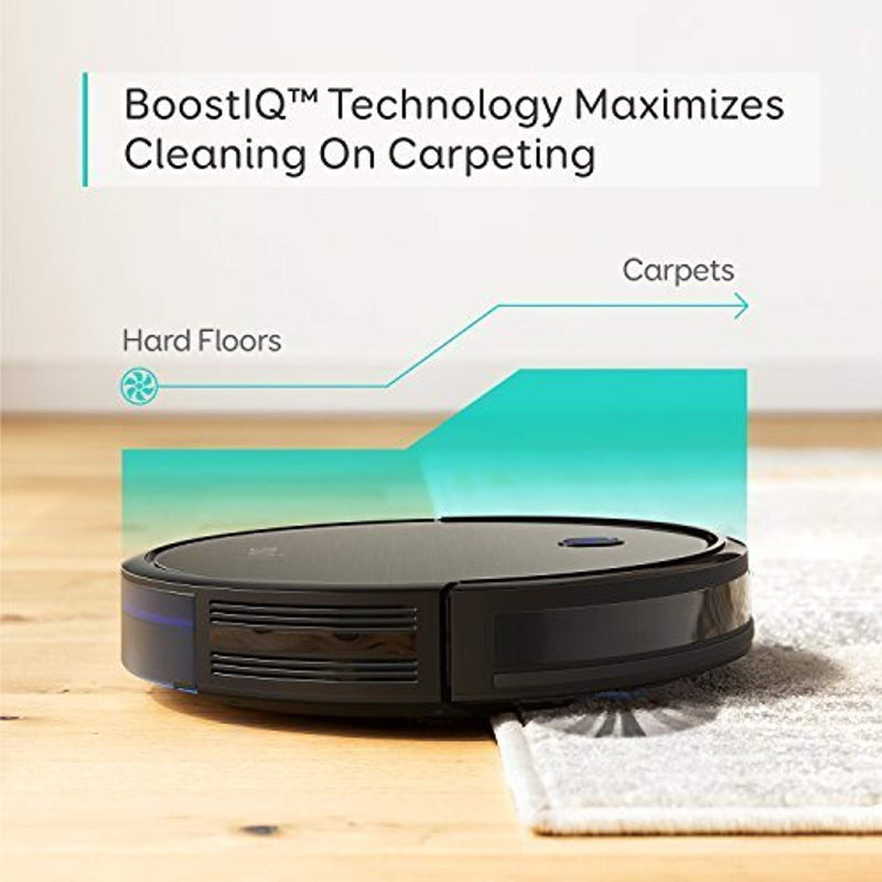 eufy Boost IQ RoboVac 11S (Slim), 1300Pa Strong Suction, Super Quiet, Self-Charging Robotic Vacuum Cleaner, Cleans Hard Floors to Medium-Pile Carpets (Black) - FushionGroupCorp